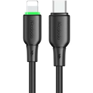 Mcdodo CA-4761 USB-C to Lightning Cable with LED Light 1.2m (Black)