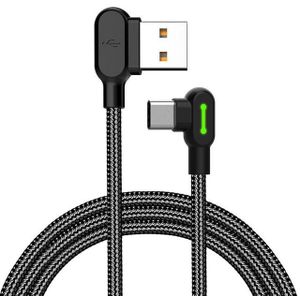 Mcdodo USB to USB-C cable CA-5280 LED, 0.5m (zwart)