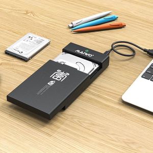 Deltacoimp - Externe HDD-behuizing - Zwart - USB 3.0 - Voor 3,5 inch HDD