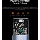 Maiwo K1689 M.2 SSD Behuizing - USB-C 3.2 Gen2 - 10Gbps - Grijs