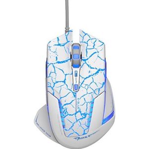 Mazer - Pro - Muis - Wit - Bedraad - 2400 DPI Instelbaar