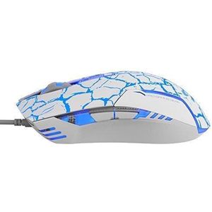 Blue Cobra - EMS624WHCA-IU - Muis - Blauw - Wit - Bedraad