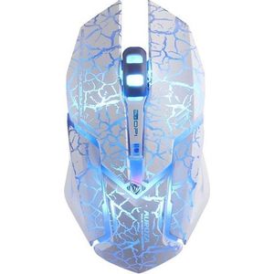 Blue - Auroza Gaming Muis - Wit - Bedraad - Ergonomisch Ontwerp