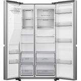 Hisense RS818N4IID Amerikaanse Koelkast - 632L - RVS - Energielabel D