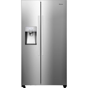 Hisense RS694N4ICE - Amerikaanse Koelkast - IJs- en Waterdispenser - Vrijstaand - 562 liter - Zwart - No-Frost