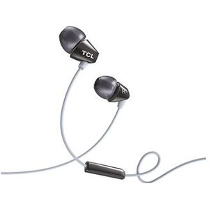 TCL - Wired In-Ear Earphones - Phantom Black - Met Microfoon