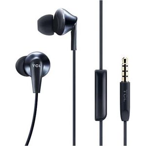 TCL In-ear oordopjes met microfoon - 3,5mm audiostekker - Met opbergtas - Blauw