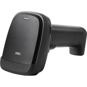 Deli Staander Barcode Scanner Deli E14952 (1D streepjescodes, QR-code, 2D-streepjescodes), Barcode scanner, Zwart