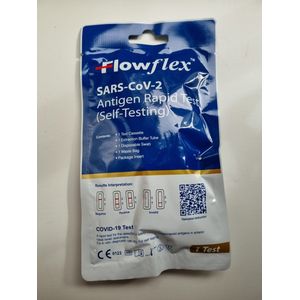 1x FlowFlex Antigeen Covid Zelftest