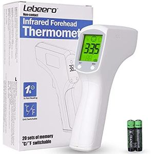 AGM Voorhoofd Infrarood Thermometer, Twee Meetmodi Contactloze Digitale LCD Handheld Thermometer, Nauwkeurige en Snelle Meting Temperatuur voor Baby, Volwassenen en Objetcs (Nieuwe Versie)