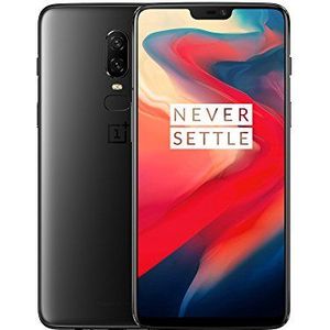 OnePlus 6 ontgrendelde 4G smartphone (scherm: 6,28 inch, 8 GB RAM, 128 GB geheugen, Dual SIM - Android) Midnight Black - hoofdtelefoon niet inbegrepen