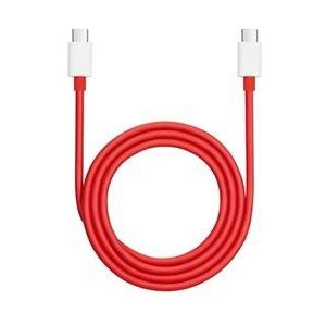 OnePlus USB-C naar USB-C Kabel, 120W - 100cm - TPE Materiaal - Snel opladen - Rood