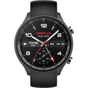 OnePlus - Watch 2R - Smartwatch - Zwart - Wear OS