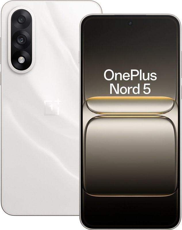 OnePlus - Nord 5 - Smartphone - Wit - 256GB - 5G
