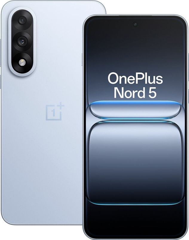 OnePlus - Nord 5-5G - Smartphone - Dry Ice - 12GB RAM - 512GB Opslag