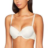 s.Oliver - BH - Crème - Demi Cup - Met Beugel - Effen