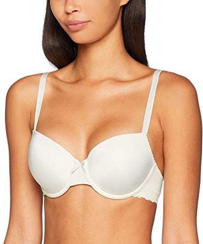 s.Oliver - BH - Crème - Demi Cup - Met Beugel - Effen