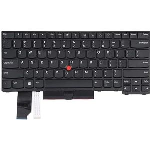 High-Tech Place Toetsenbord Amerikaanse versie met aanwijzer voor Lenovo Thinkpad L14 (zwart)