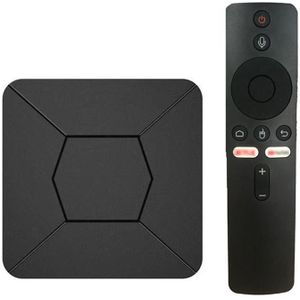 Q5 TV Set-Top Box 2G+8G Dual WiFi+Bluetooth Voice Remote HD-speler (EU-stekker)