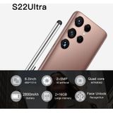S22 Ultra 5G N10  2GB+8GB  6 3 inch waterdruppelscherm  Gezichtsidentificatie  Android 6.0 MTK6582 Quad Core  Netwerk: 3G  met 64GB TF-kaart