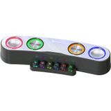NEWIRIXING NR555 Desktop Kleurrijke LED GAMING Bluetooth-luidspreker Ondersteuning TF & FM
