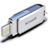 Kinzdi 64GB USB + Type-C interface Metal Twister Flash Disk V10