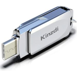 Kinzdi 64GB USB + Type-C interface Metal Twister Flash Disk V10