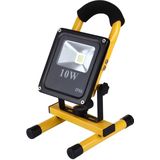 10W 900LM oplaadbare slanke Handheld Floodlight Lamp  waterdicht IP66 LED  AC 100-250V(White Light)