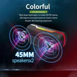 ZEALOT S55 Portable Stereo Bluetooth Speaker met ingebouwde microfoon  ondersteuning Hands-Free Call & TF Card & AUX (Zwart)