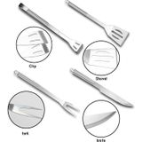 18 in 1 Outdoor Servies Set Camping Barbecue Servies Picknick Tool Set met thermometer