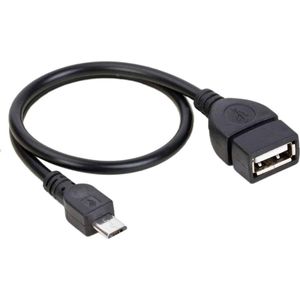 Let op type!! 20cm USB 2.0 AF to Micro USB 5 Pin Male OTG Adapter Cable  For Galaxy S IV / i9500 / S III / i9300 /Note II / N7100 / i9220 / i9100 / i9082 / Nokia / LG / BlackBerry / HTC One X