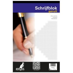 Kangaro schrijfblok K-5514 | A4 | geruit 5mm | 60gr. | 100 vel
