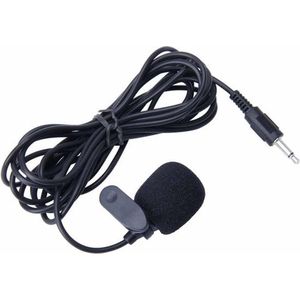 Auto Audio Microfoon 3.5mm Jack Plug Mic Stereo Mini Wired Externe Sticker Microfoon Speler voor Auto DVD Radio, kabellengte: 2.1 m