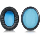 1 paarspons hoofdtelefoonafdekkingen voor audio-technica ATH-AR5BT / AR5IS (zwart + blauw)