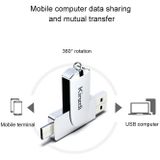 Kinzdi 64GB USB 3.0 + Type-C 3.0 interface Metal Twister Flash Disk V11