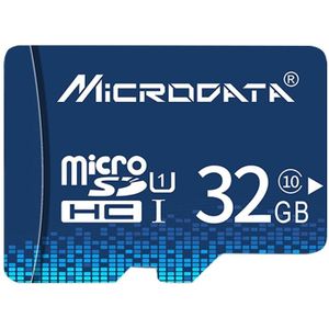 MICROGEGEVENS 32GB U1 blauwe TF (Micro SD) geheugenkaart