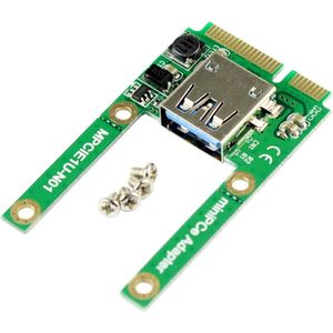 Mini-PCI-E-kaartsleuf uitbreiding MPCIE naar USB 2.0 Interface Adapter uitbreidingskaart