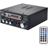 MA-005A 2CH HiFi Stereo Audio versterker met afstandbediening  ondersteunen FM / SD / MP3-speler / USB / Display  AC 220V / 12V DC