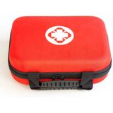 EVA Portable Car Home Outdoor Medische Emergency Supplies Medicine Kit Survival Rescue Box (Rood)