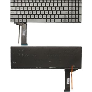 ONS - Toetsenbord - Zilver - Achtergrondverlichting - Amerikaanse Versie