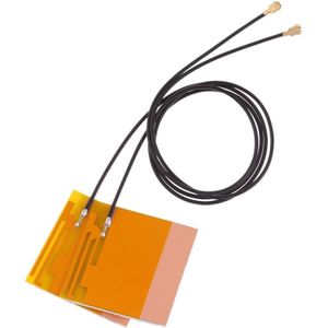 1 paar mini PCI-E WiFi interne antenne universele laptop WiFi Bluetooth gele film antenne voor draadloze netwerkkaart Tablet