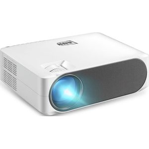AUN AKEY6 5 8 inch 5500 lumens 1920x1080P draagbare HD LED-projector met afstandsbediening  ondersteuning USB/SD-kaart/AV/VGA/RJ45