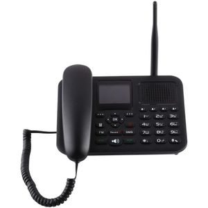 ZT9000 2 4 inch TFT-scherm vaste draadloze GSM Business Phone  Quad band: GSM 850/900/1800/1900Mhz (Zwart)