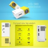 YG300 400LM Portable Mini Home Theater LED Projector met afstandsbediening  ondersteuning voor HDMI  AV  SD  USB-Interfaces (geel)
