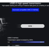 WEIRD 250GB 2 5 inch USB 3 0 High-speed transmissie metalen shell ultradun licht Solid State mobiele harde schijf (zwart)