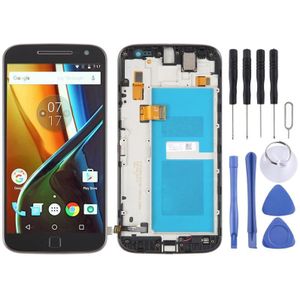 Origineel LCD-scherm voor Motorola Moto G4 Plus Digitizer Volledige montage met frame