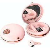 HXSJ Air-S28 TWS Bluetooth 5.3 True Wireless HiFi Stereo Make-up Mirror-koptelefoon met oplaadetui