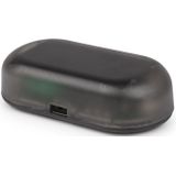 LQ-S10 Auto Solar Power gesimuleerd dummy alarmwaarschuwing Anti-diefstal LED knipperend Beveiligingslicht Fake Lamp (blauw licht)