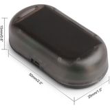 LQ-S10 Auto Solar Power gesimuleerd dummy alarmwaarschuwing Anti-diefstal LED knipperend Beveiligingslicht Fake Lamp (blauw licht)