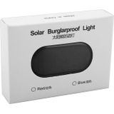 LQ-S10 Auto Solar Power gesimuleerd dummy alarmwaarschuwing Anti-diefstal LED knipperend Beveiligingslicht Fake Lamp (blauw licht)